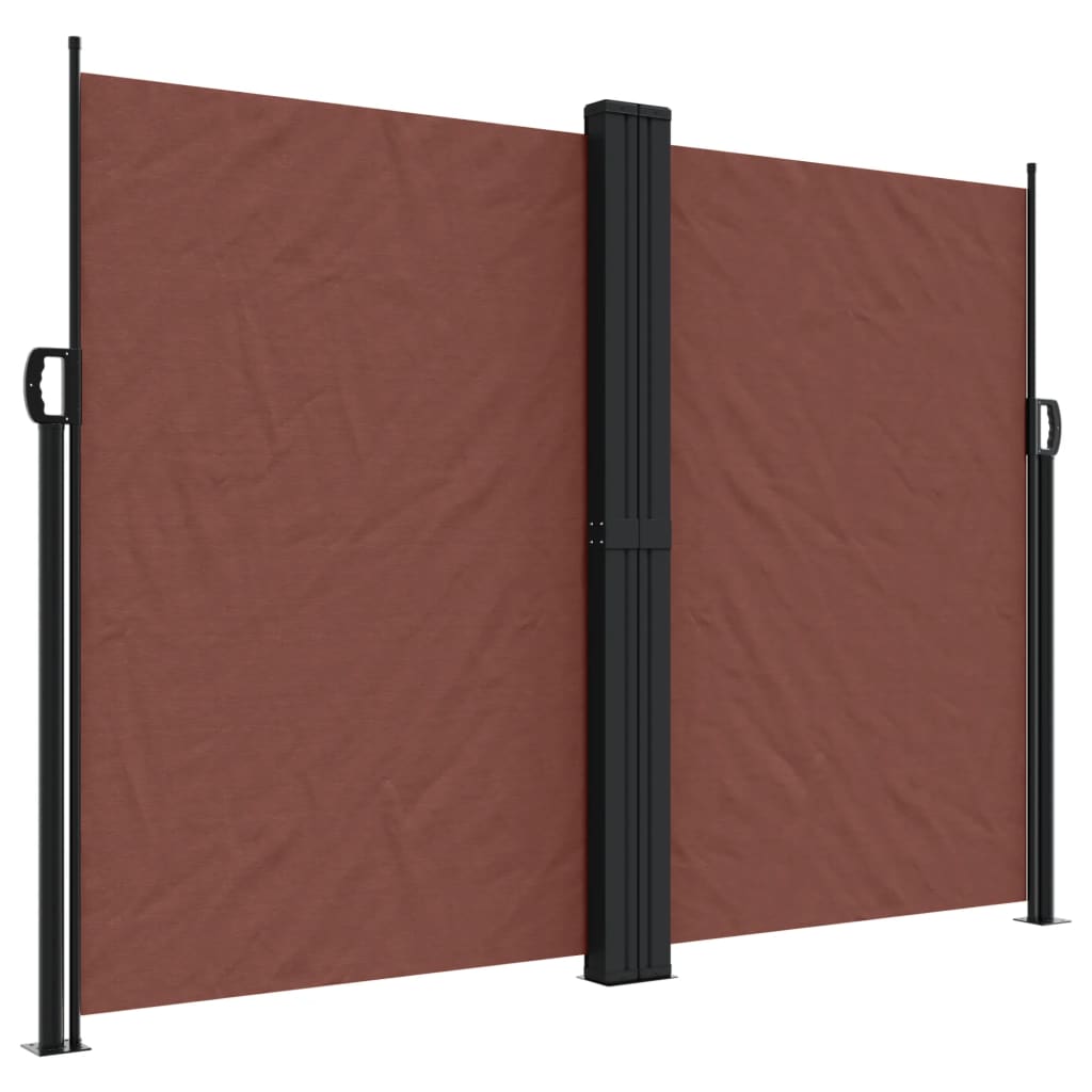 Vidaxx pare-vent extensible 180x1000 cm marron