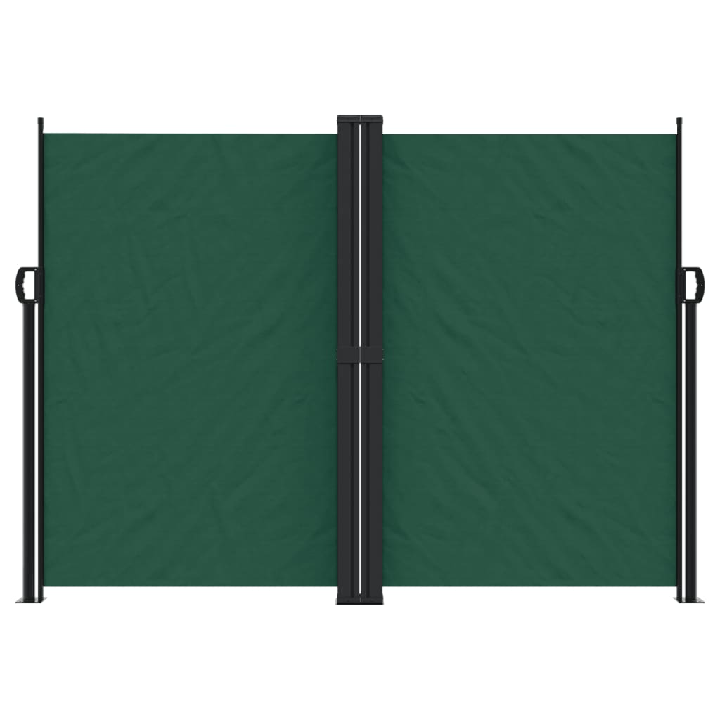 Vidaxx pare-vent extensible 180x1000 cm vert foncé