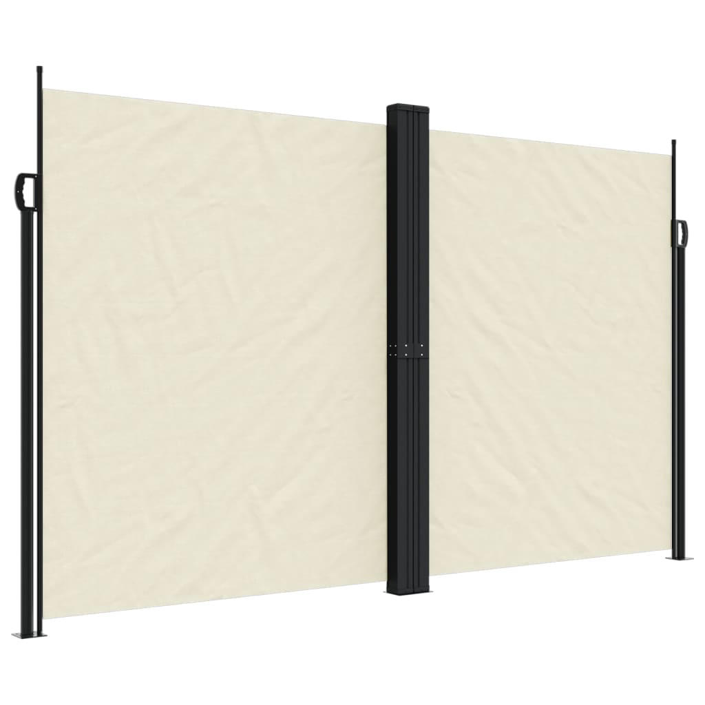 Vidaxx pare-vent extensible 200x1000 cm couleur crème