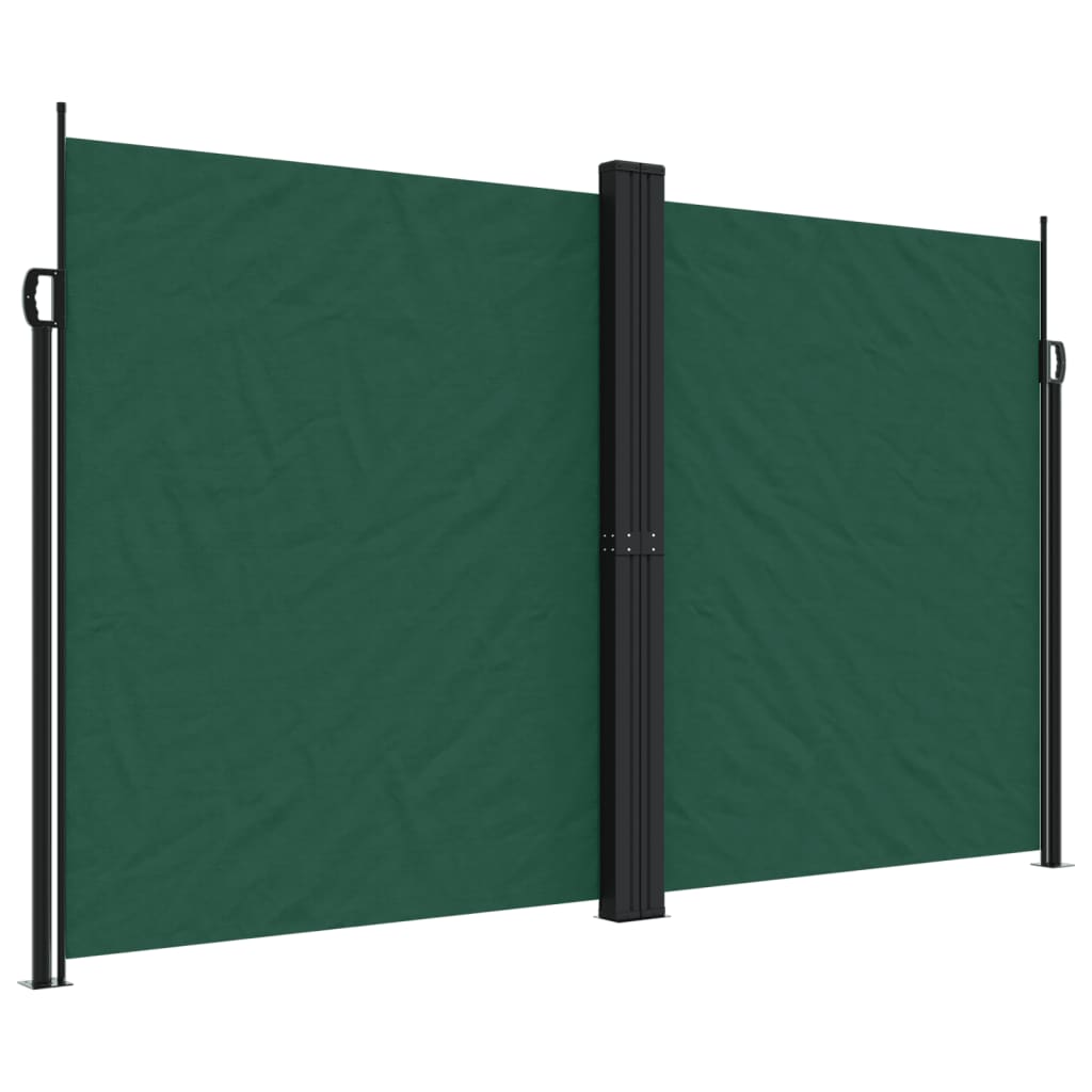 Vidaxx pare-vent extensible 200x1000 cm vert foncé
