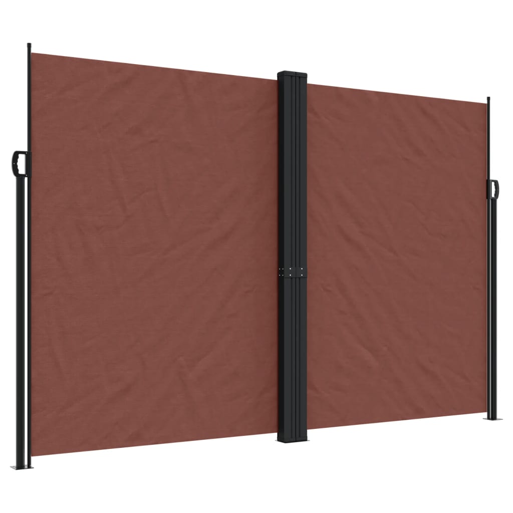 Vidaxx pare-vent extensible 220x1000 cm marron