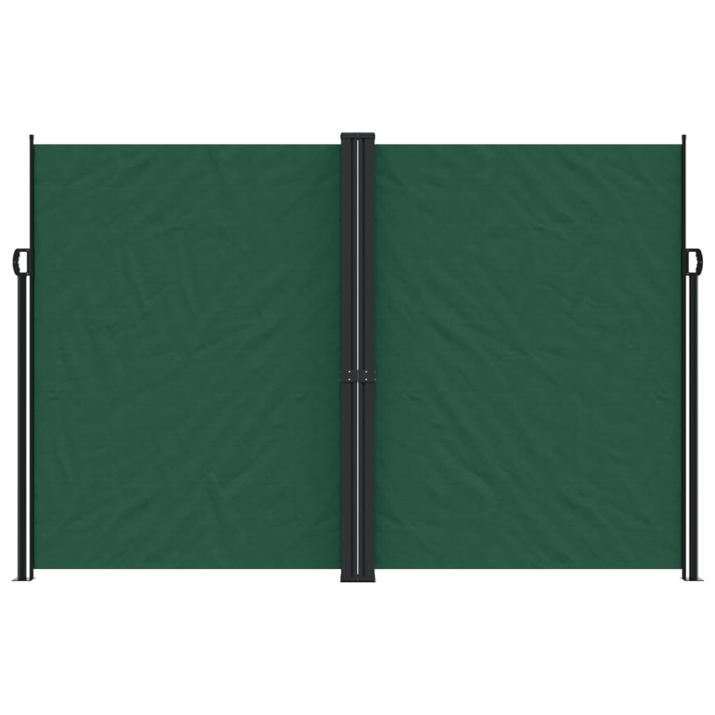 Vidaxx pare-vent extensible 220x1000 cm vert foncé