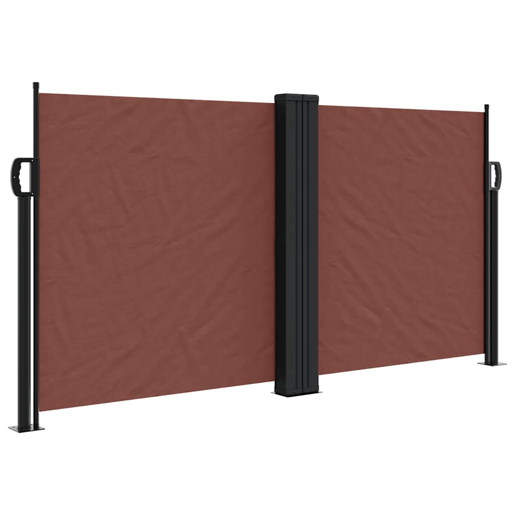 Vidaxx pare-vent extensible 120x1200 cm marron