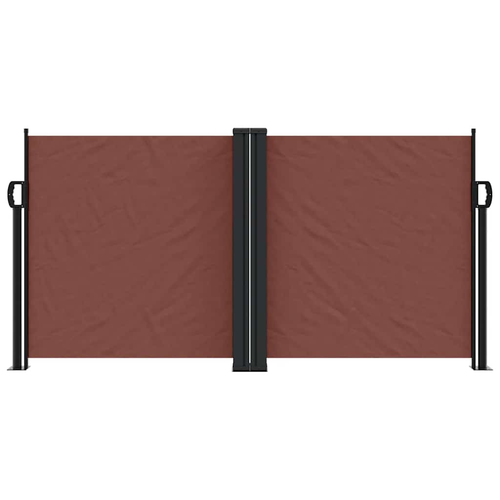 Vidaxx pare-vent extensible 120x1200 cm marron