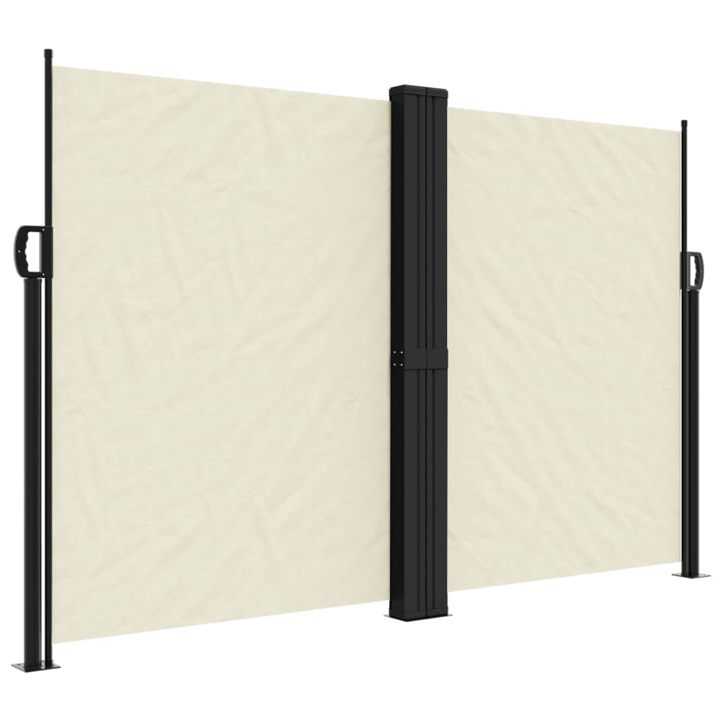 Vidaxx pare-vent extensible 160x1200 cm couleur crème