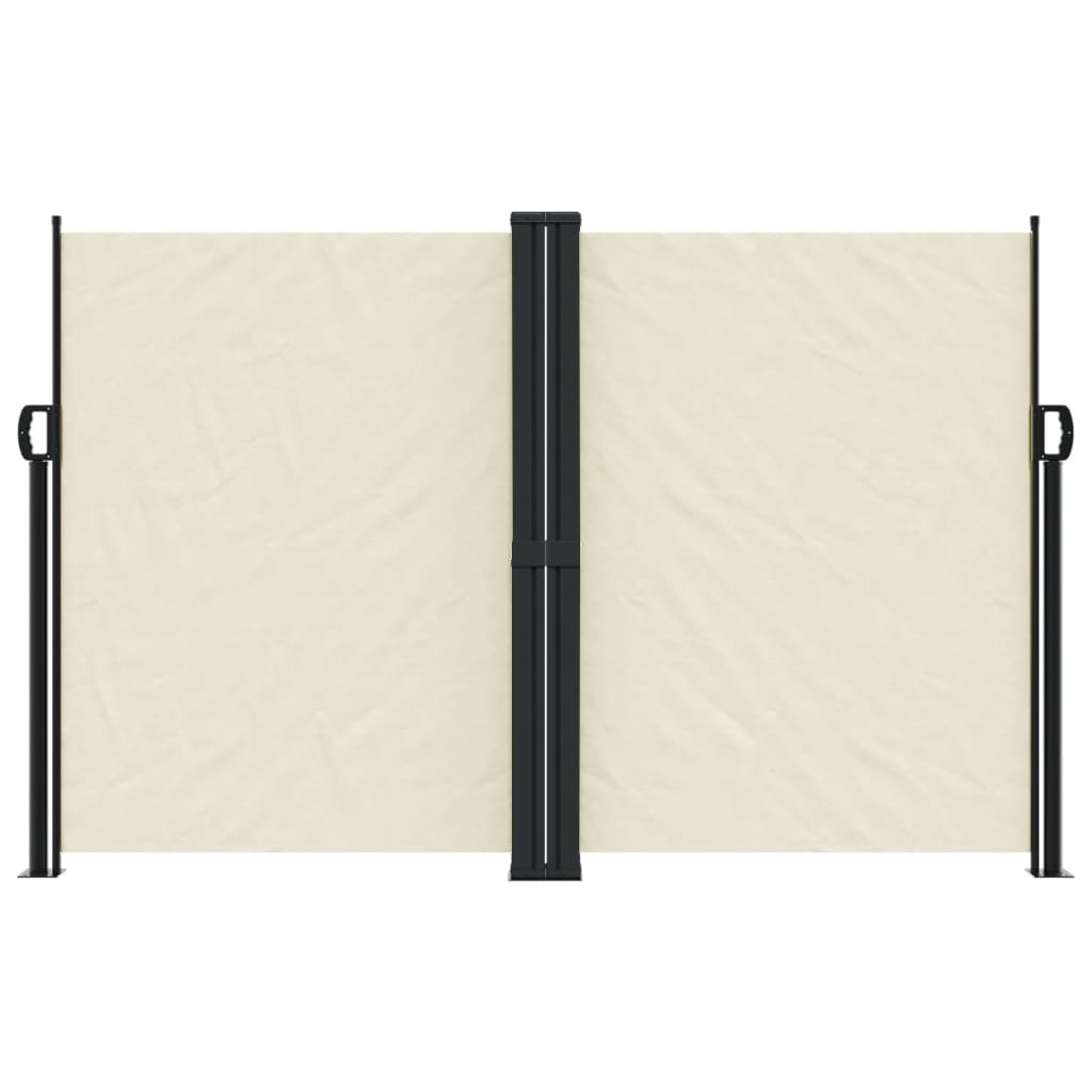 Vidaxx pare-vent extensible 160x1200 cm couleur crème