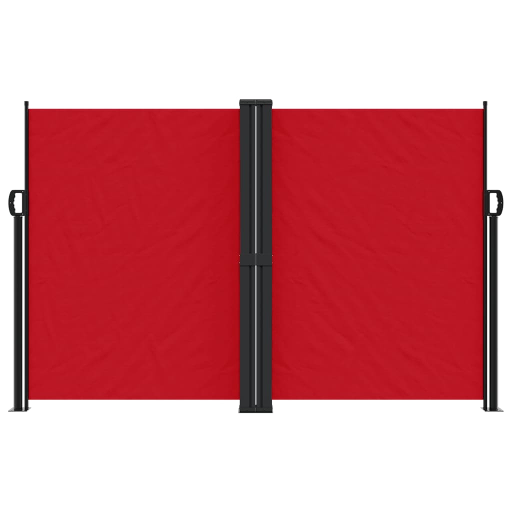 Vidaxx pare-vent extensible 160x1200 cm rouge