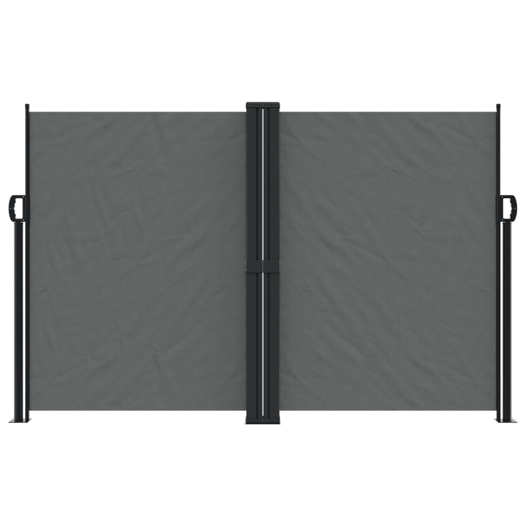 Vidaxx pare-vent extensible 160x1200 cm anthracite