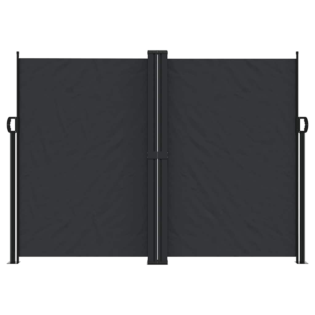 Vidaxx pare-vent extensible 180x1200 cm noir