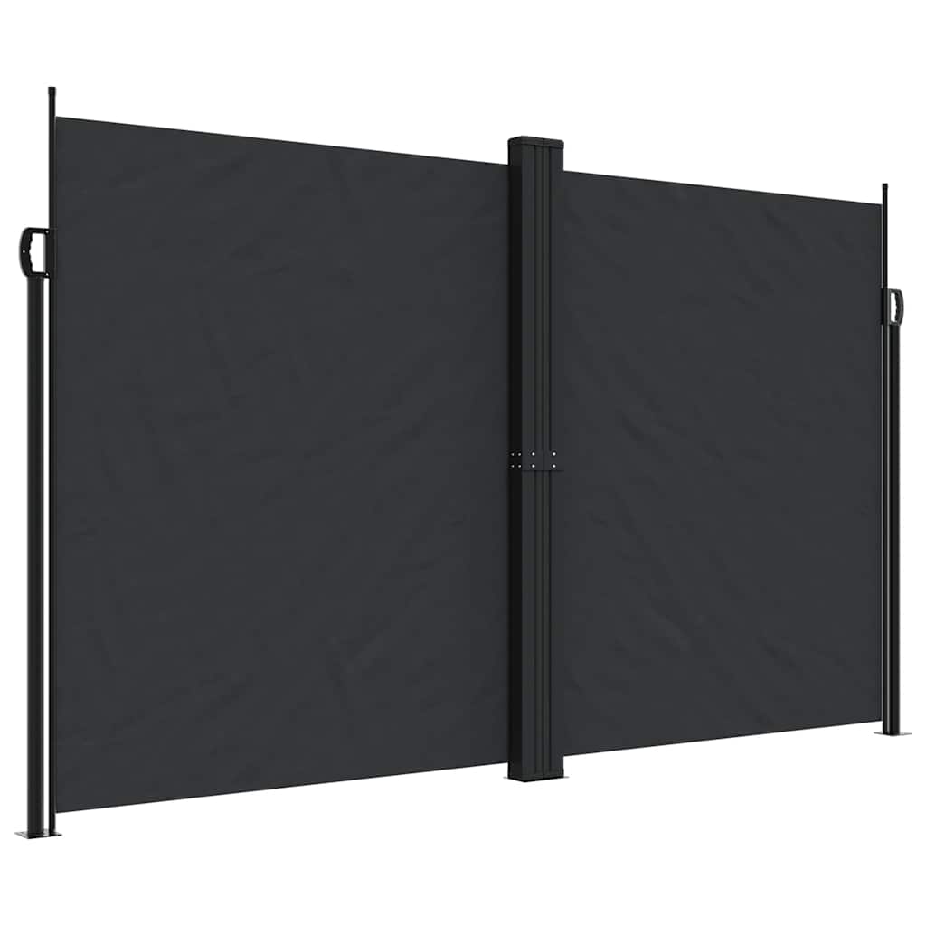 Vidaxx paravent de jardin extensible 200x1200 cm noir