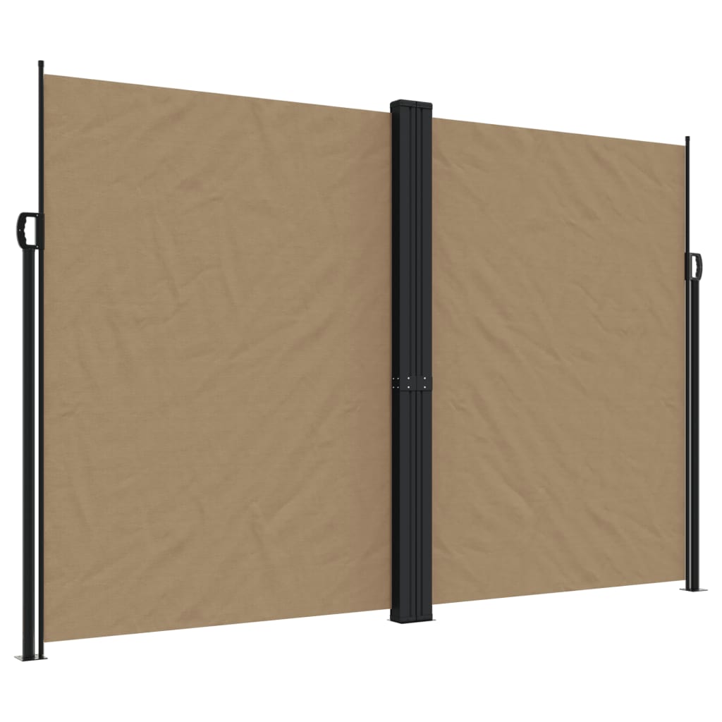 Vidaxx pare-vent extensible 220x1200 cm taupe