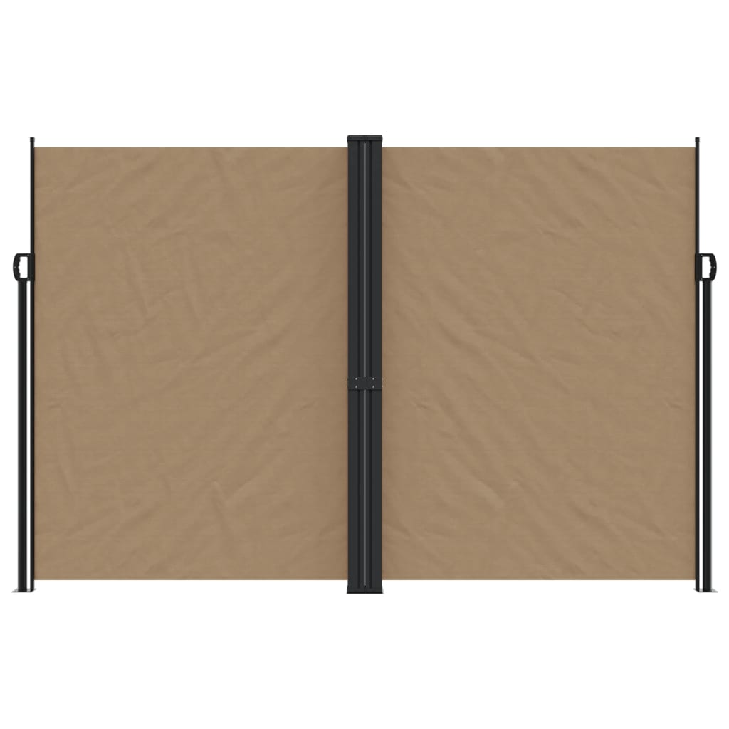 Vidaxx pare-vent extensible 220x1200 cm taupe
