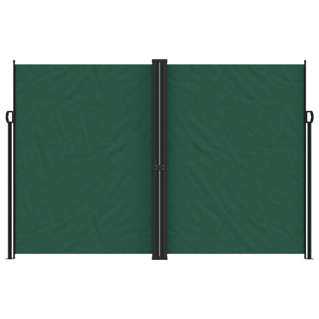 Vidaxx pare-vent extensible 220x1200 cm vert foncé