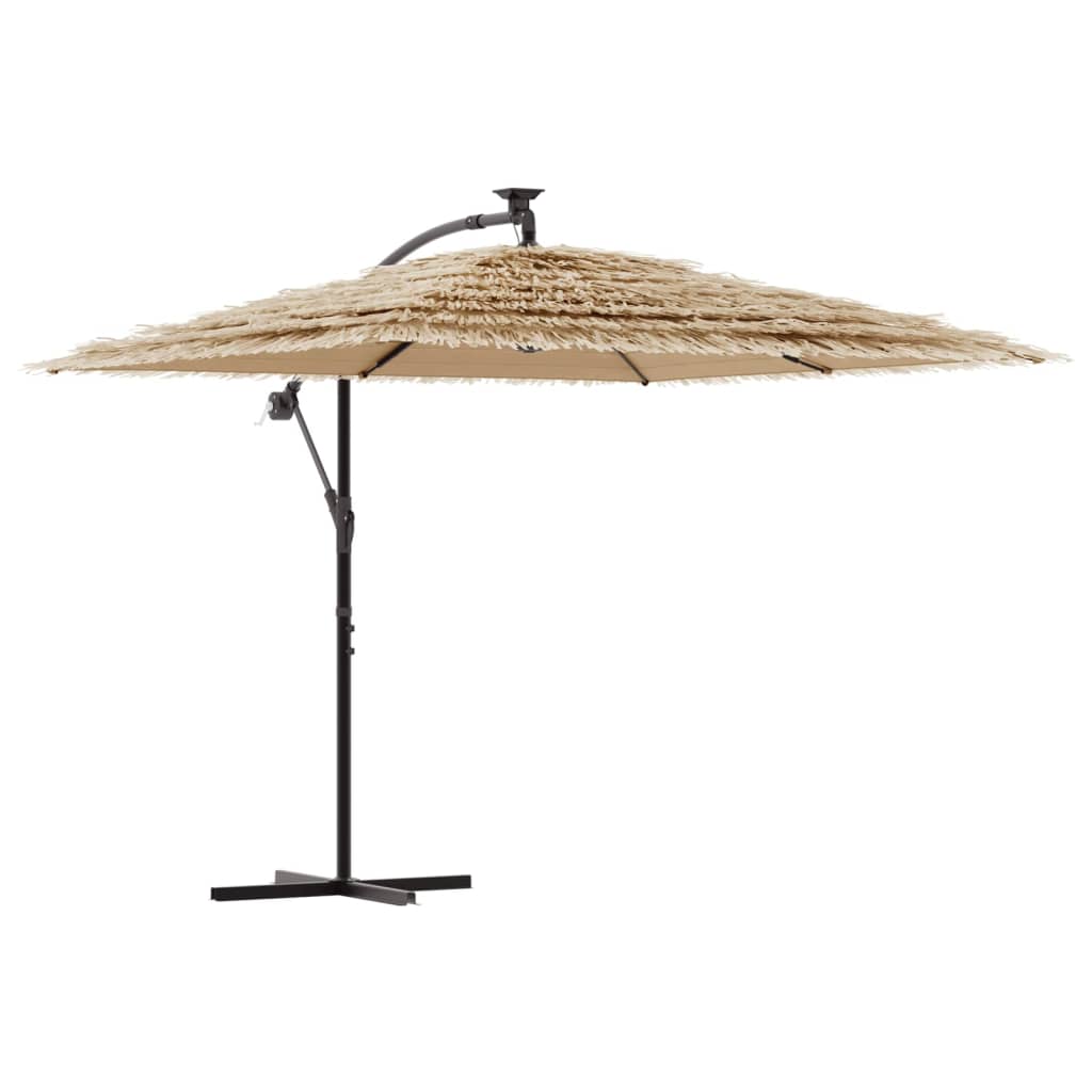 Parasol Vidaxx avec mât en acier 246x246x230 cm marron
