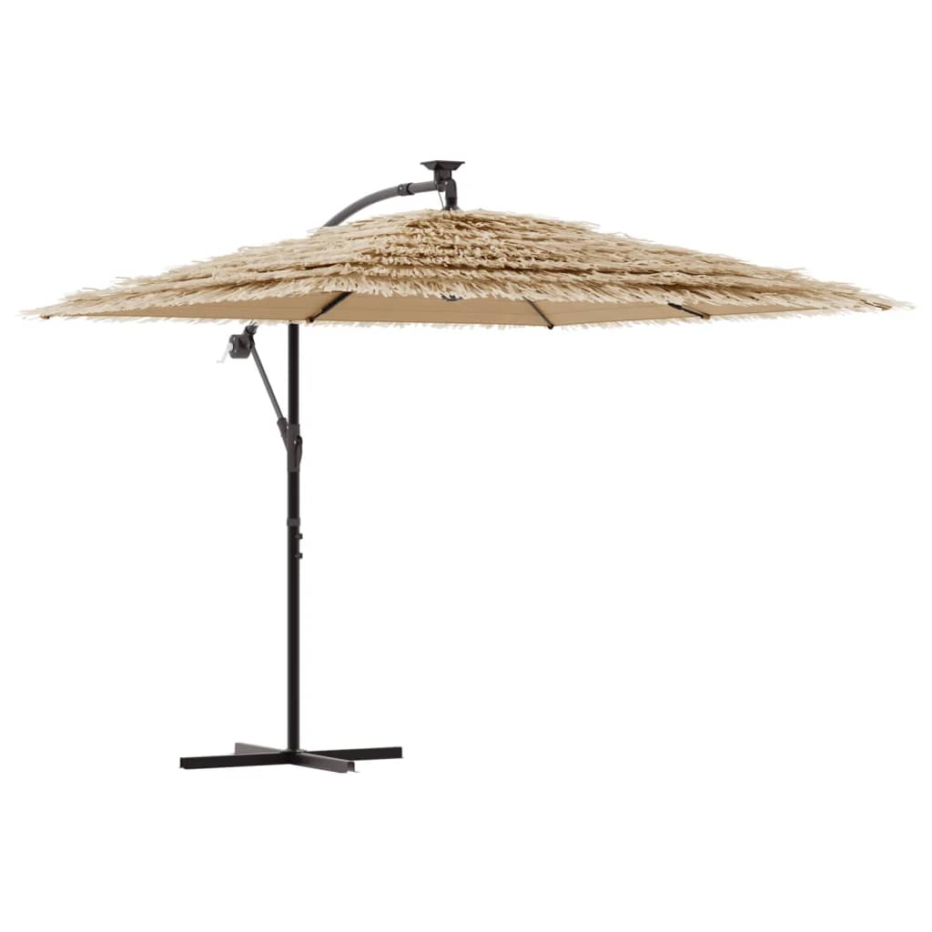 Parasol Vidaxx avec mât en acier 290x290x238 cm marron