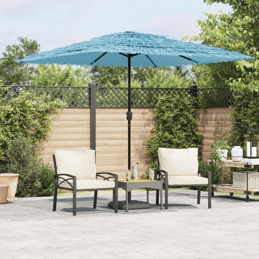 Parasol Vidaxx avec mât en acier 248x248x248 cm bleu