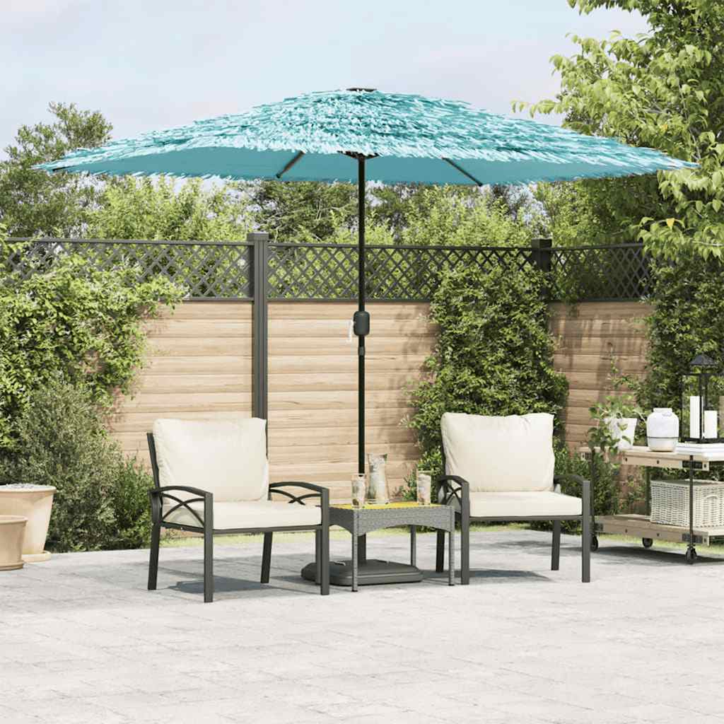 Parasol Vidaxx avec mât en acier 300x200x250 cm bleu