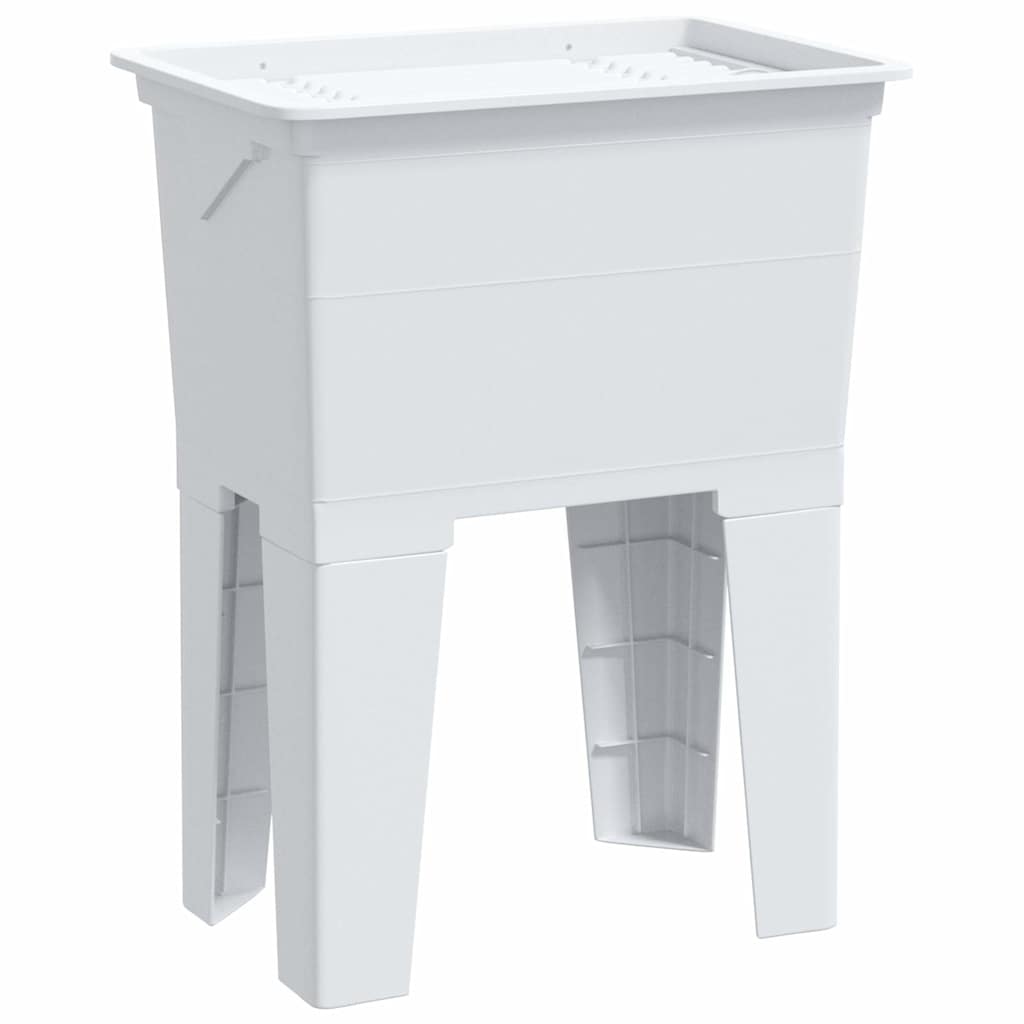 Vidaxx lavabo 59x41x75 cm résine blanche