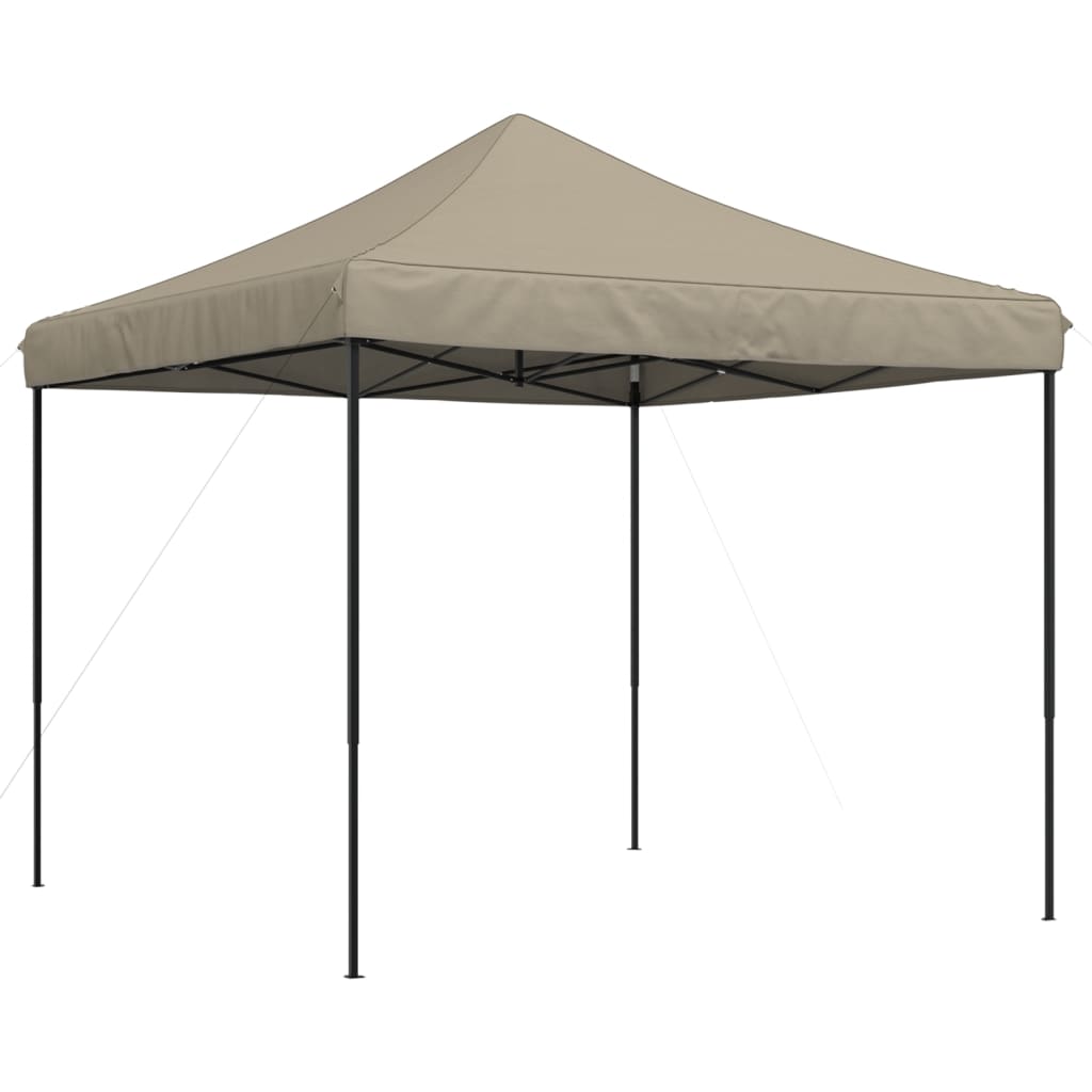 VidaXL tente de fête pliable pop-up 292x292x315 cm taupe