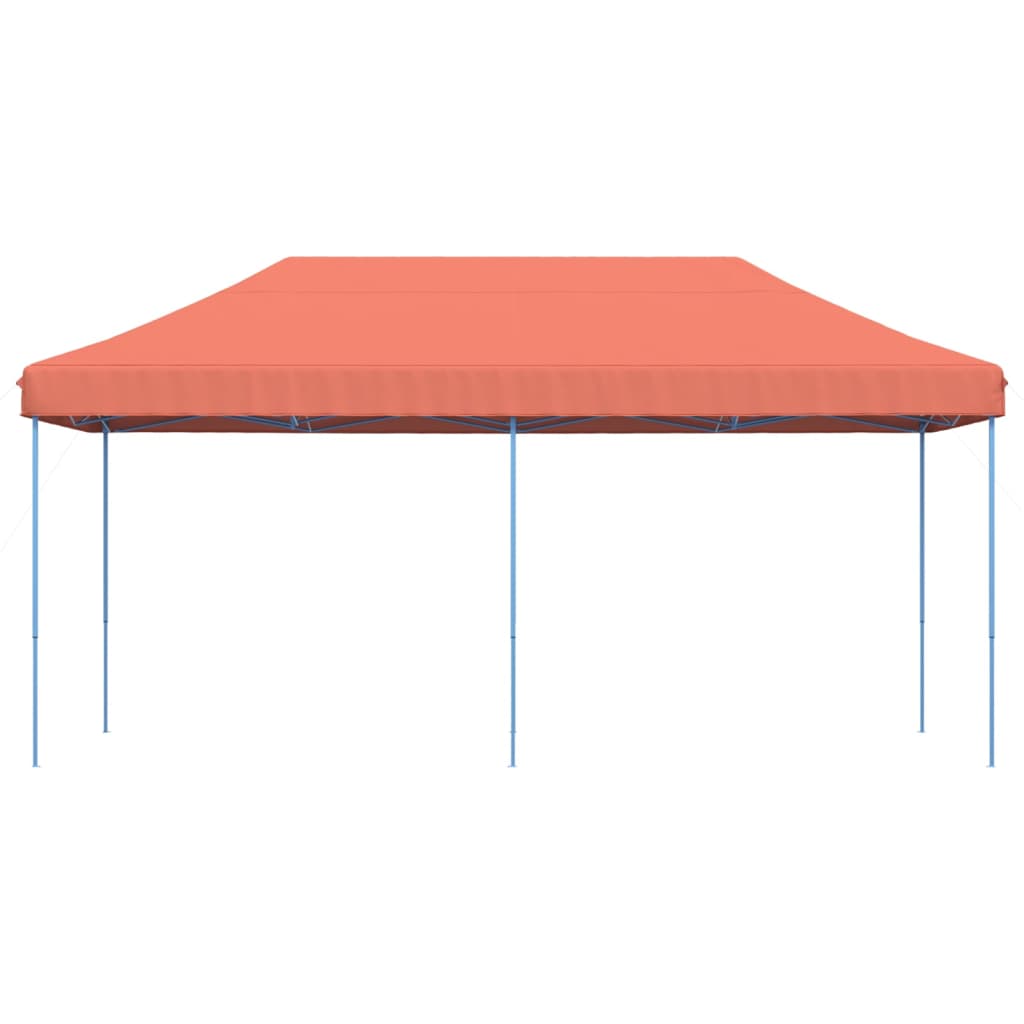 VidaXL tente de fête pliable pop-up 580x292x315 cm terre cuite