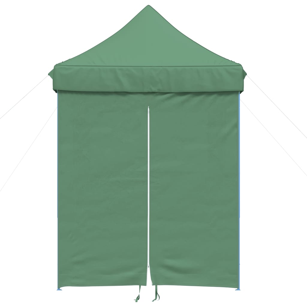 Tente de fête pop-up pliable Vidaxx avec 4 parois latérales verte