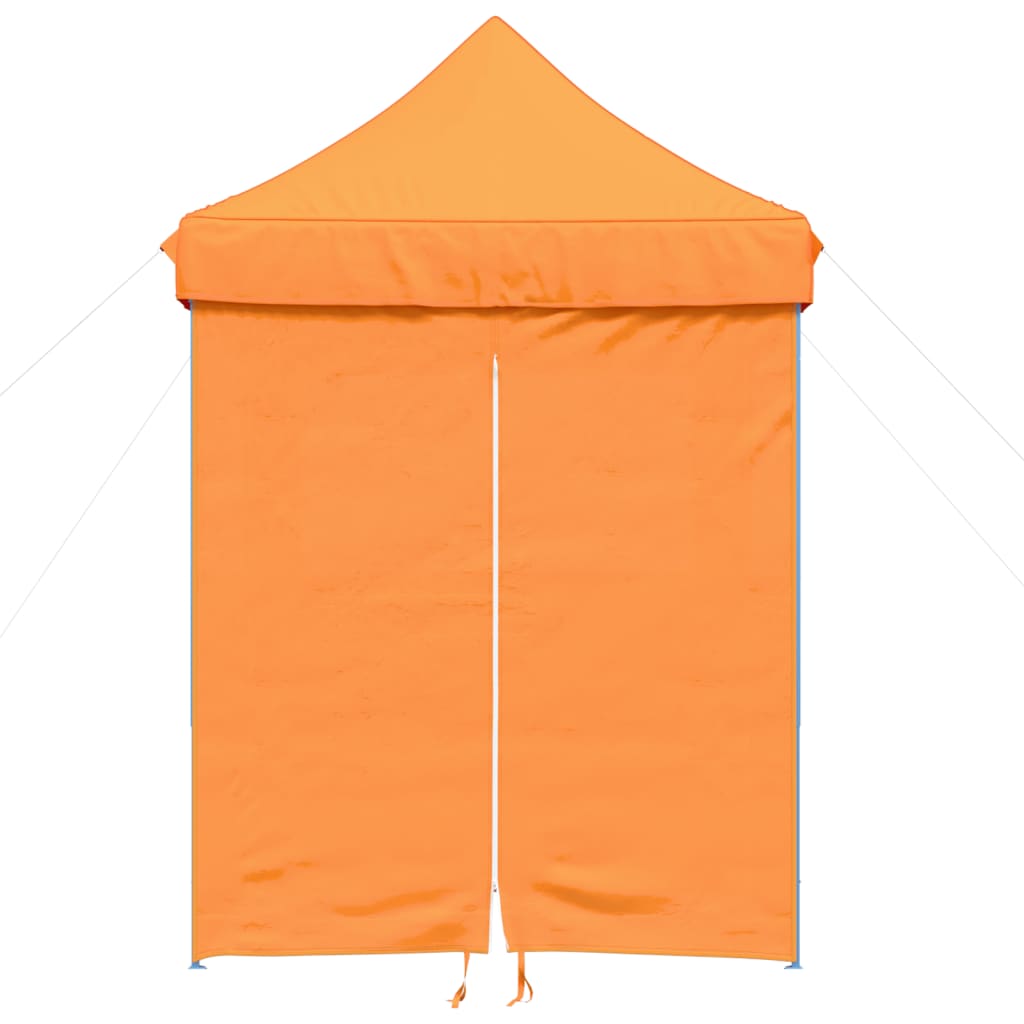 Tente de fête pop-up pliable Vidaxx avec 4 parois latérales orange