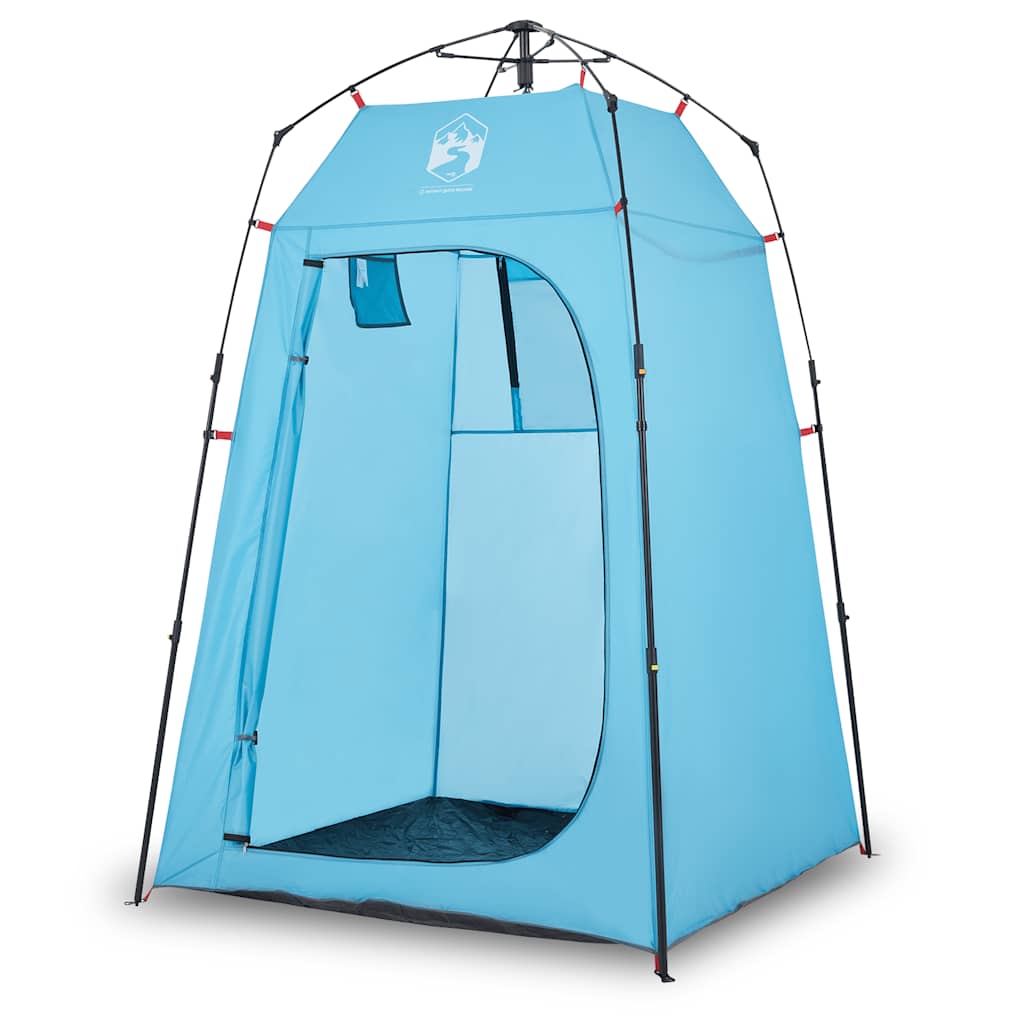 VidaXL tente d'intimité à dégagement rapide imperméable bleu