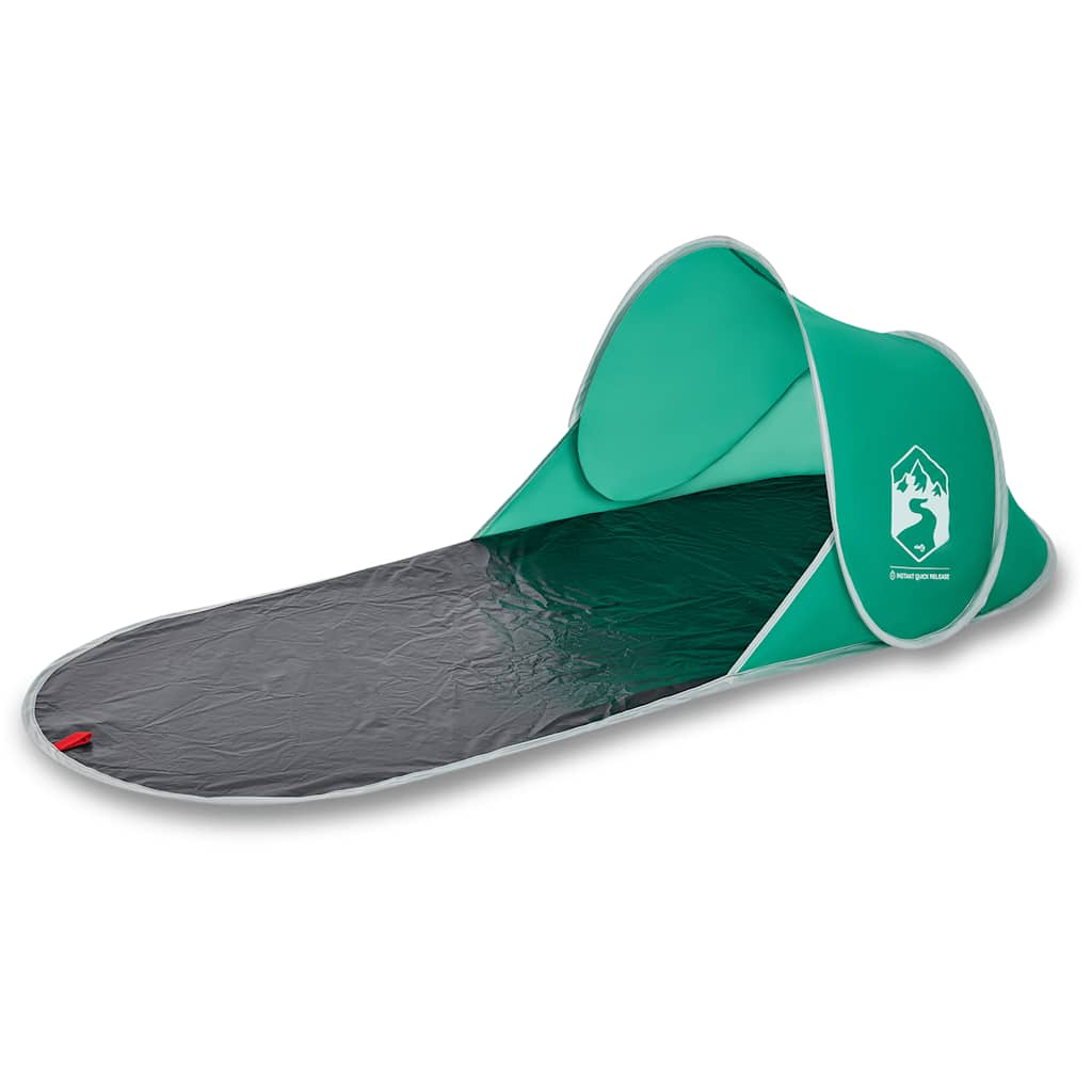 VidaXL tente de plage pop-up imperméable vert d'eau