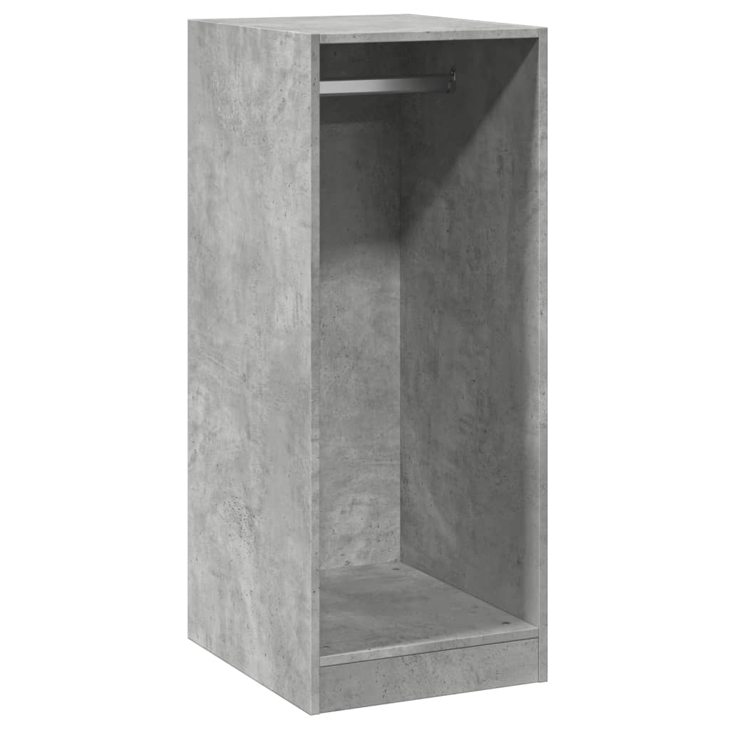 Vidaxxl armoire 48x41x102 cm dérivé du bois béton gris