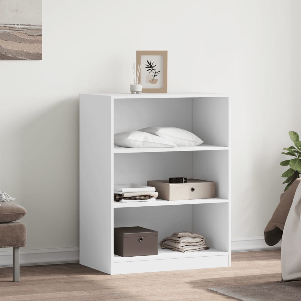 VidaXL Armoire 77x48x102 cm bois d'ingénierie blanc