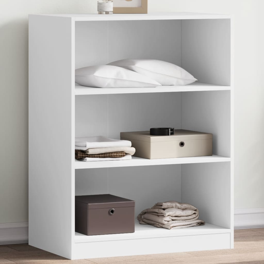 VidaXL Armoire 77x48x102 cm bois d'ingénierie blanc