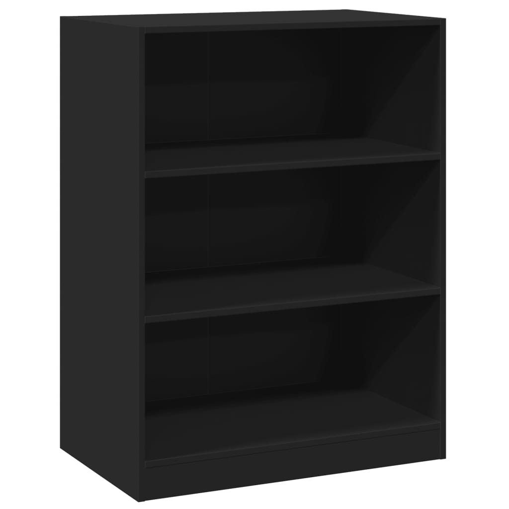VidaXL Armoire 77x48x102 cm bois fini noir