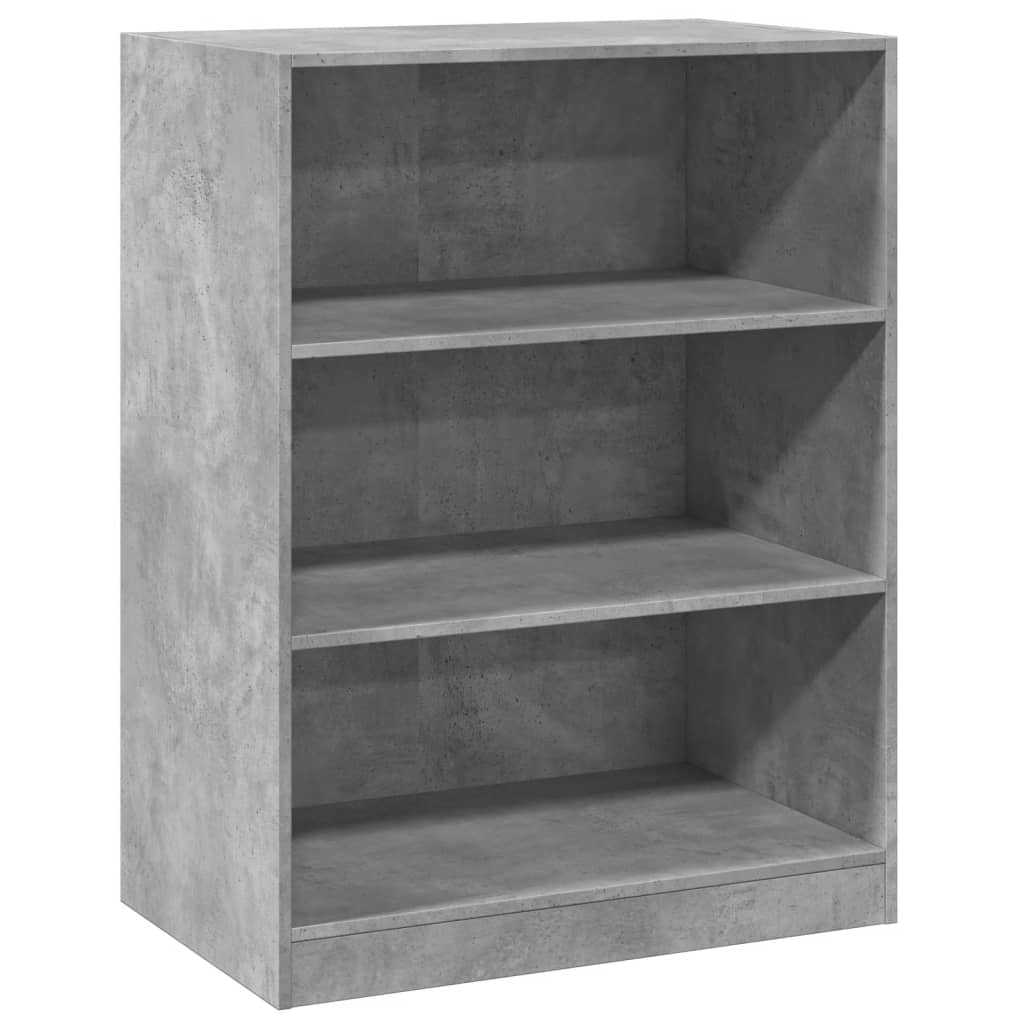 VidaXL Armoire 77x48x102 cm bois d'ingénierie béton gris