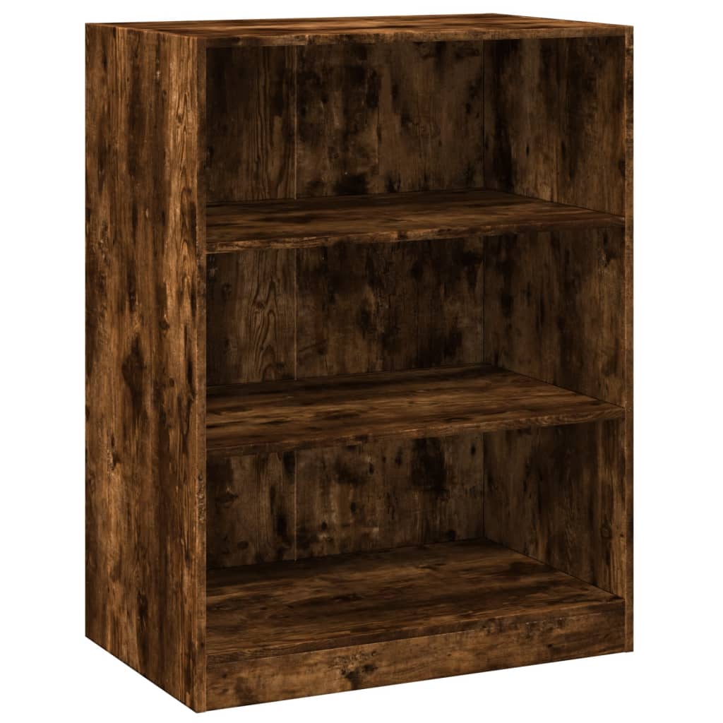 VidaXL Armoire 77x48x102 cm bois d'ingénierie, chêne fumé
