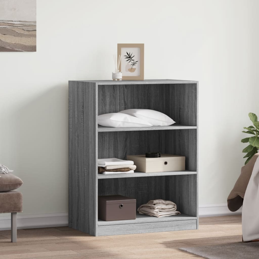 VidaXL Armoire 77x48x102 cm bois d'ingénierie chêne sonoma gris