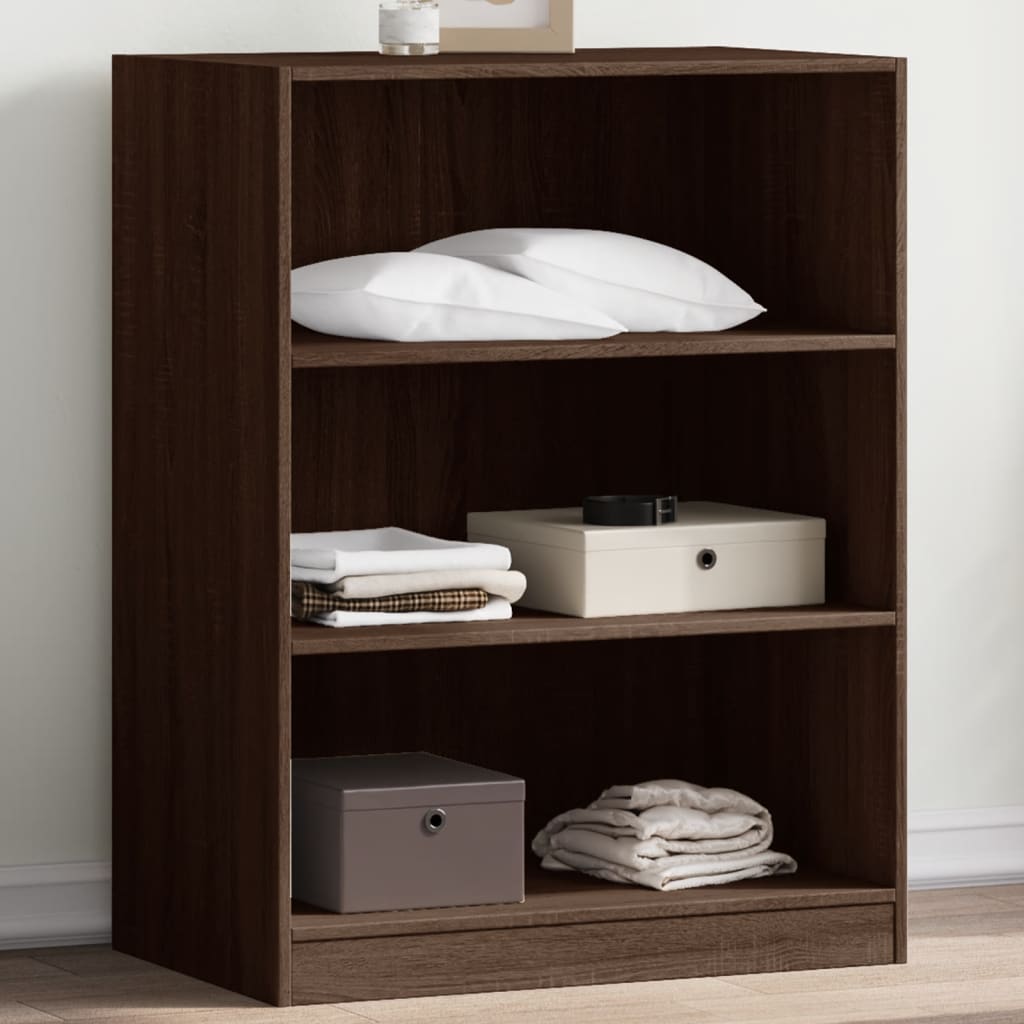 VidaXL Armoire 77x48x102 cm bois d'ingénierie chêne brun