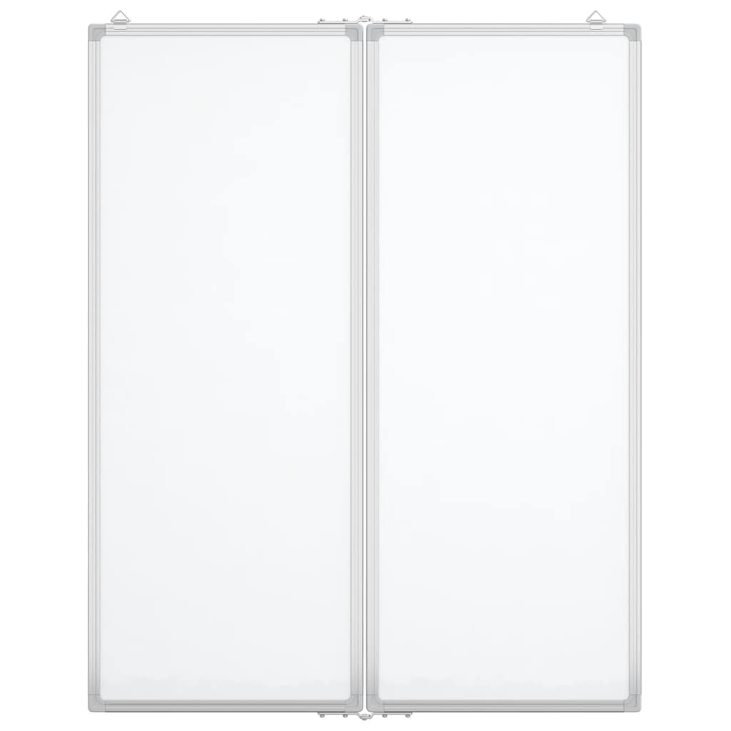 Vidaxx tableau blanc pliant magnétique 80x100x1,7 cm aluminium
