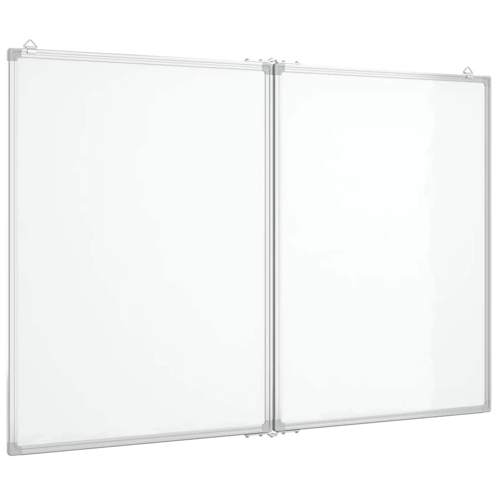 Vidaxx tableau blanc pliant magnétique 100x80x1,7 cm aluminium