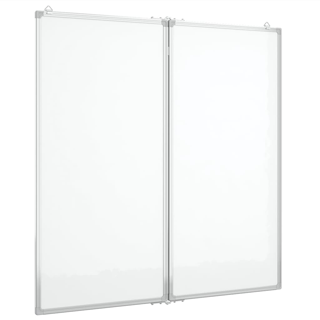 Vidaxx tableau blanc pliant magnétique 100x100x1,7 cm aluminium