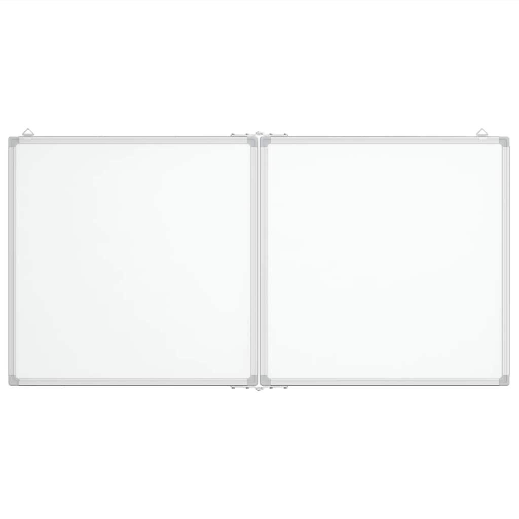 Vidaxx tableau blanc pliant magnétique 120x60x1,7 cm aluminium