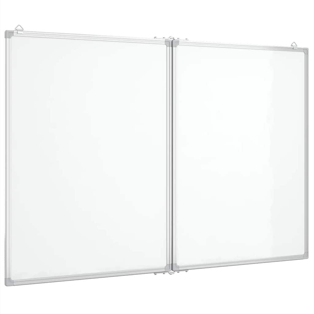 Vidaxx tableau blanc pliant magnétique 120x100x1,7 cm aluminium
