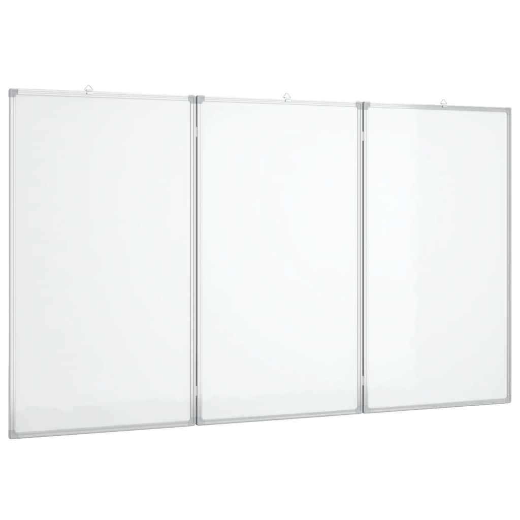 Vidaxx tableau blanc pliant magnétique 120x80x1,7 cm aluminium
