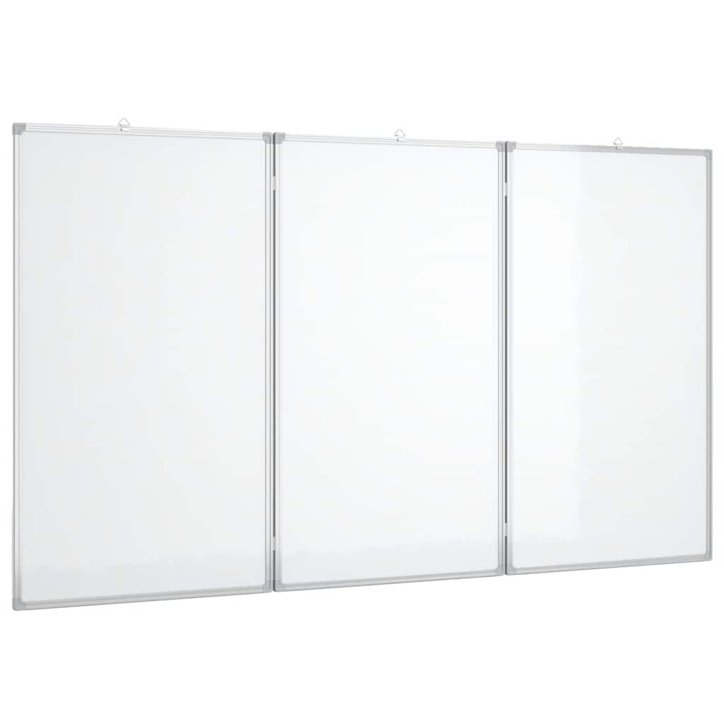 Vidaxx tableau blanc pliant magnétique 120x100x1,7 cm aluminium