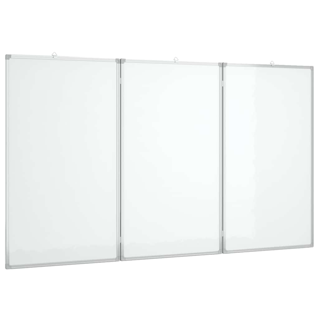 Vidaxx tableau blanc pliant magnétique 150x100x1,7 cm aluminium