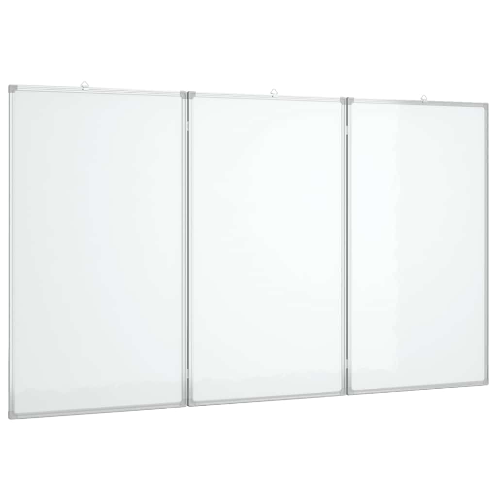 Vidaxx tableau blanc pliant magnétique 180x80x1,7 cm aluminium