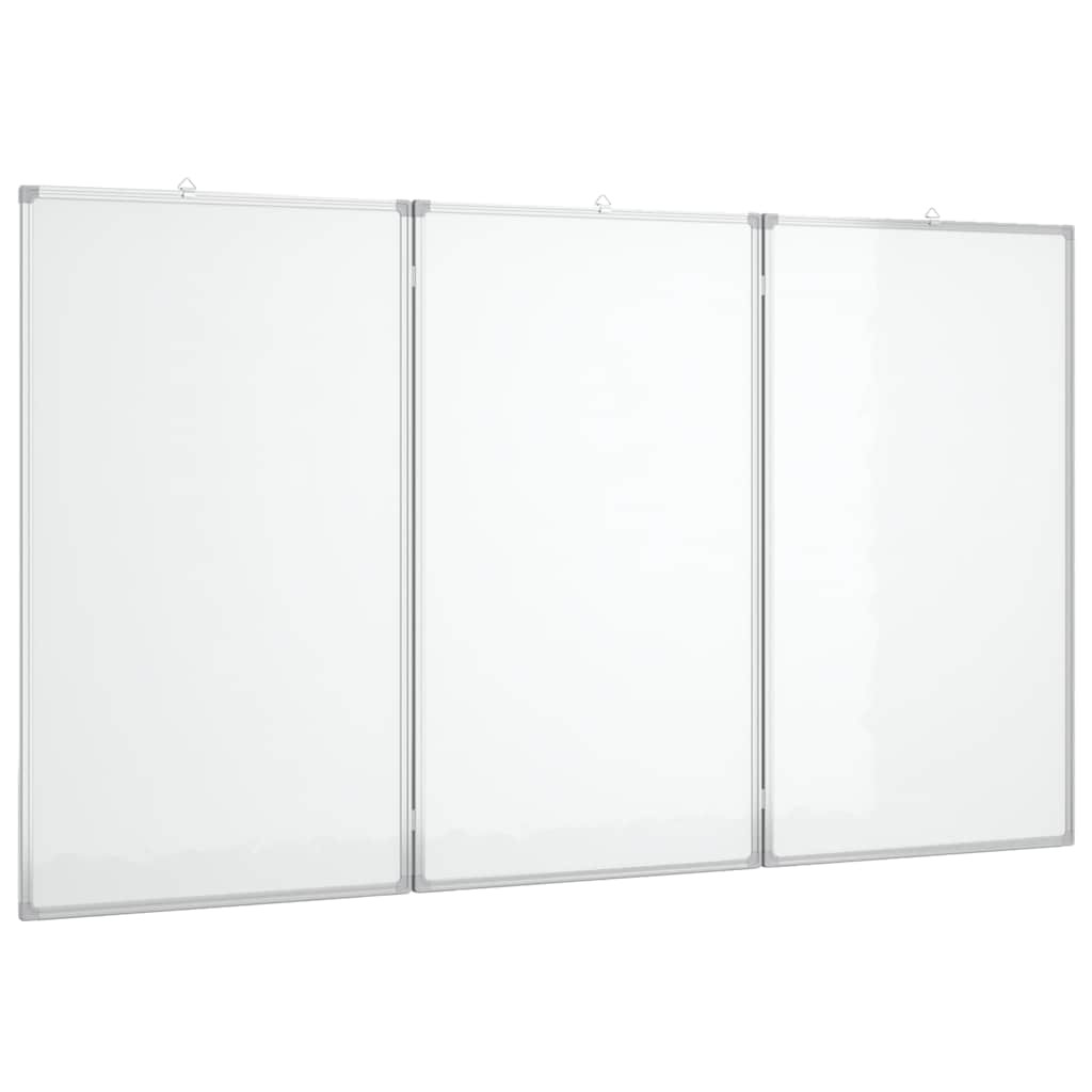 Vidaxx tableau blanc pliant magnétique 180x100x1,7 cm aluminium