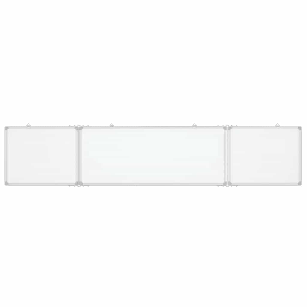 Vidaxx tableau blanc pliant magnétique 200x40x1,7 cm aluminium
