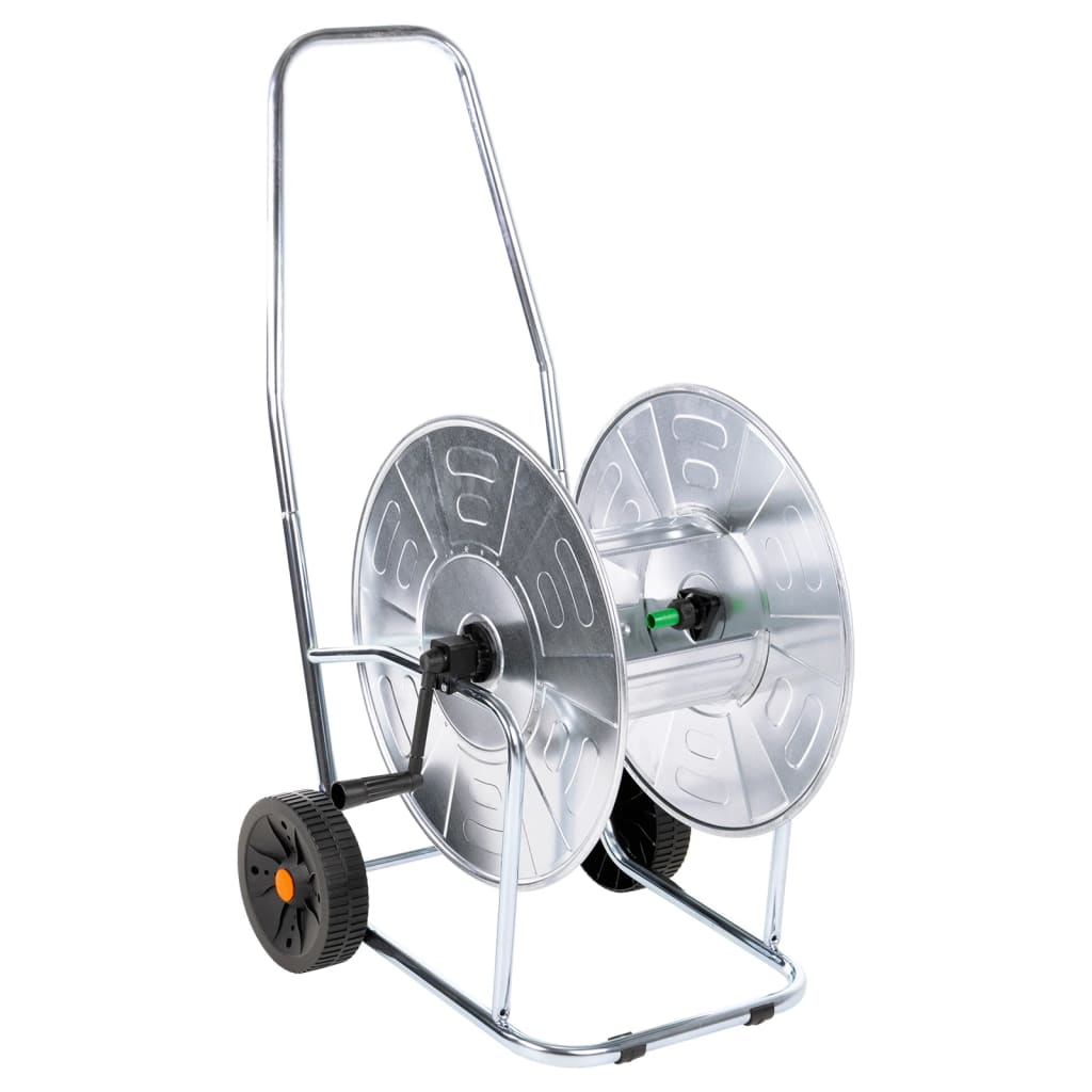 Chariot enrouleur de tuyau Vidaxl pour tuyau 80 m 3 4 en acier