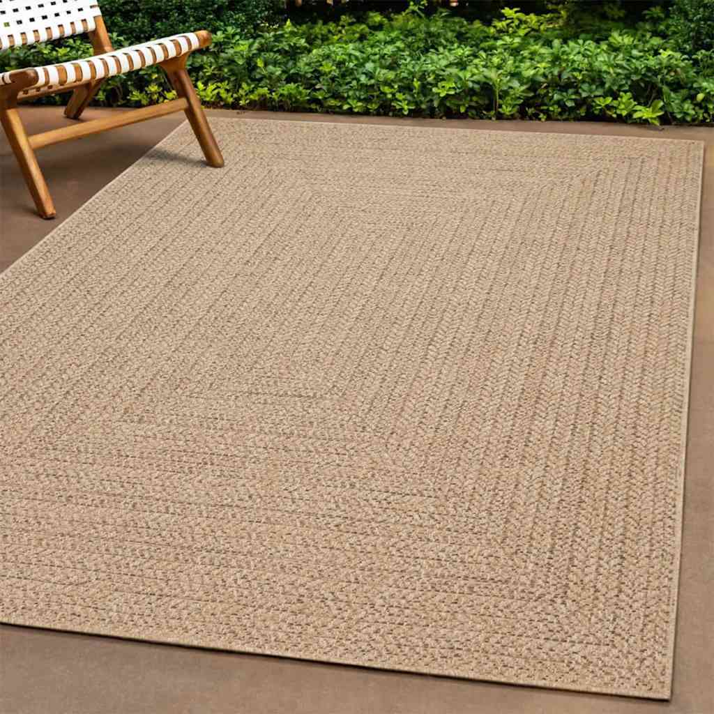 VidaXL tapis zizur intérieur et extérieur 240x340 cm aspect jute