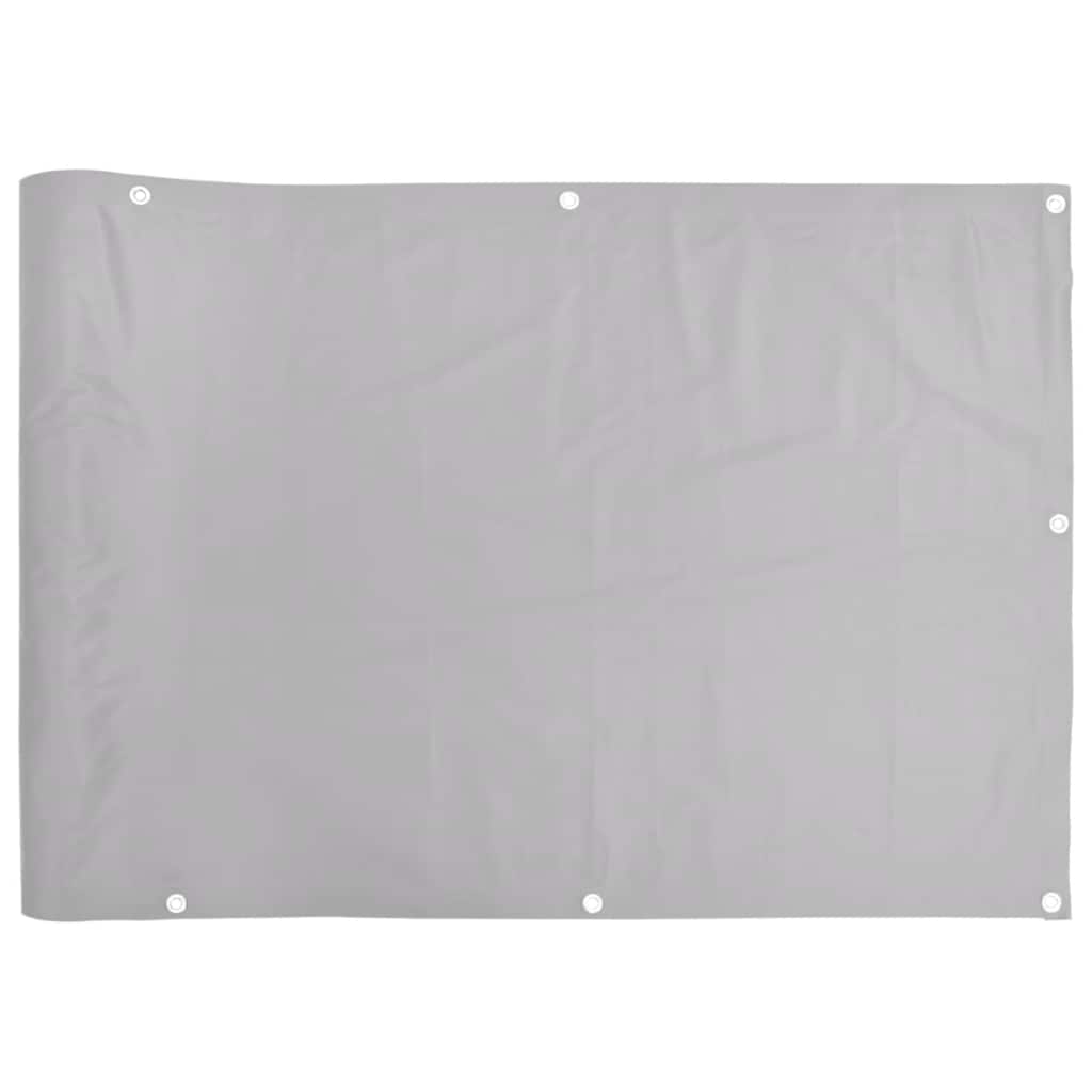 Vidaxx paravent de balcon 400x75 cm PVC gris
